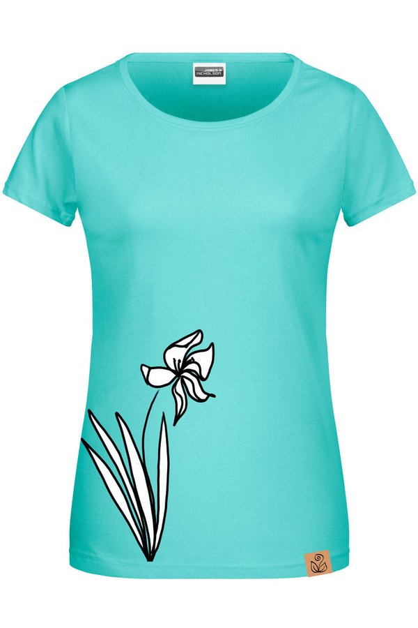 Bio Frauen Shirt "Orchidee"